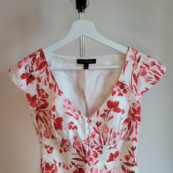 Banana Republic Floral Mini Dress - Picture 4 of 6